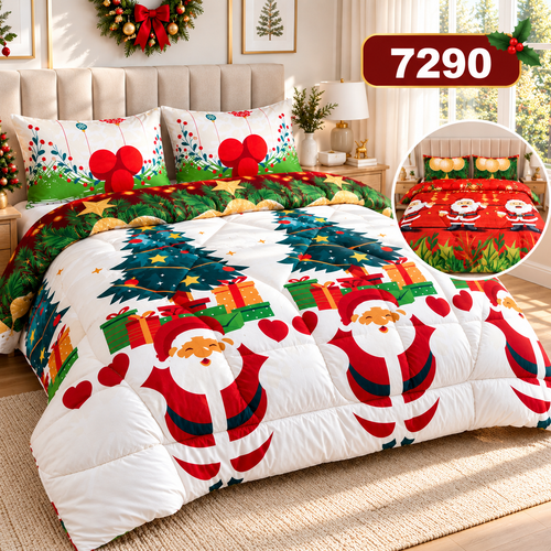 Edredón Navideño🎅 PREMIUM doble faz